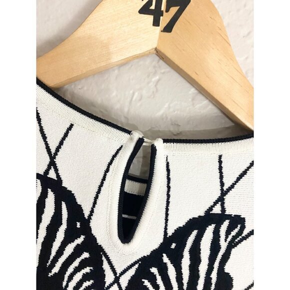 Alexander McQueen Womens Sleeveless Shell Jacqured Midi Dress - XS - Picture 6 of 16